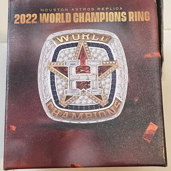 2022 WORLDS CHAMPIONS RING. HOUSTON ASTROS REPLICA   DUSTY BAKER #12 - Picture 2 of 11